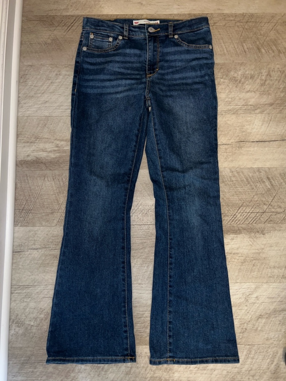 Levi's Dark Blue Kids Flare Jeans